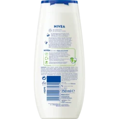 Nivea Shower Gel Creme Sensitive, 250 ml - Back