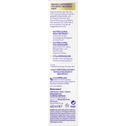 NIVEA VITAL Soy Anti-Age Firming Serum 40 ml – back of packaging with ingredients