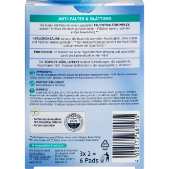 Balea Beauty Eye Gel Pads, 6 pc -3