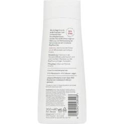 Sebamed Urea 5% Acute Shampoo label with ingredients & usage