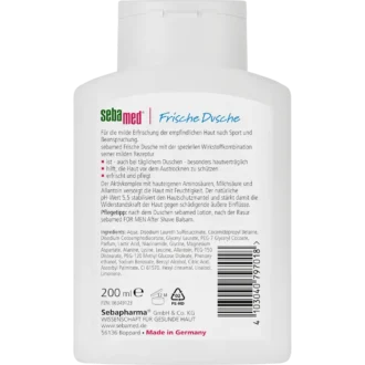 Sebamed Fresh Shower Gel, 200ml - Backside