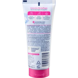 Balea Urea Hand Cream, 100ml Balea Urea hand cream packaging back with ingredients