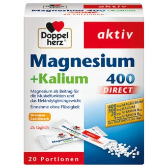 Doppelherz Magnesium + Potassium 400, 20 Sachets