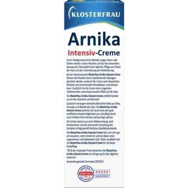 Klosterfrau Arnica Pain Relief Ointment, 100 g - Backside