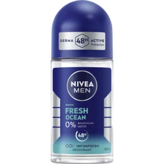 NIVEA MEN Fresh Ocean Deo Roll-On 50 ml – front view bottle