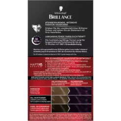 Schwarzkopf Brillance 703 Dark Amethyst - Backside