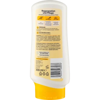 Balea Intensive Care Conditioner, 300 ml Balea Intensive Care Conditioner back packaging with product information