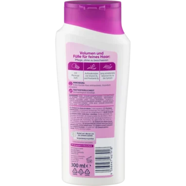 Balea Volume Shampoo, 300 ml Balea Volume Shampoo, 300 ml - Backside