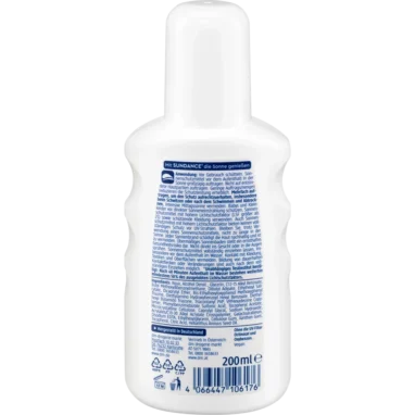 Sundance MED ultra sensitiv Sun Spray, SPF 30, 200 ml - Backside