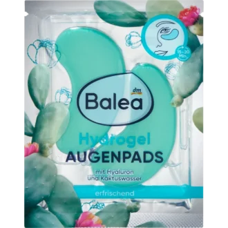 Balea Eye Pads Hydrogel Cactus Water, 2 pc Balea Cactus Water Hydrogel Eye Pads with hyaluronic acid and caffeine, 1 pair