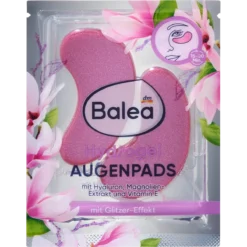 Balea Glitter Hydrogel Eye Pads with hyaluronic acid and vitamin E, 1 pair