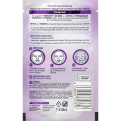 Balea Retinol Sheet Mask, 1pc. - Backside