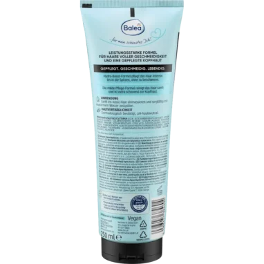 Balea Professional Shampoo Aqua Hyaluron, 250ml - Backside