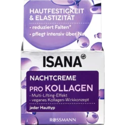 Isana Pro-Collagen Night Cream, 50ml