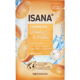 Isana Vitamin C & Caffeine Sheet Mask