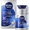 NIVEA MEN Anti-Age Hyaluron Moisturizing Cream with Q10 and SPF 30, 50 ml