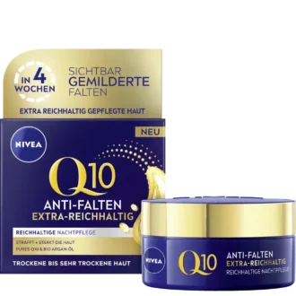 Nivea Q10 Essentially Enriched Night Cream, 50ml
