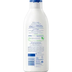 NIVEA Q10 Firming Body Lotion 400 ml back with ingredients and product information