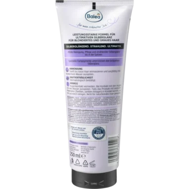 Balea Professional Shampoo Silver Shine, 250ml - Backside