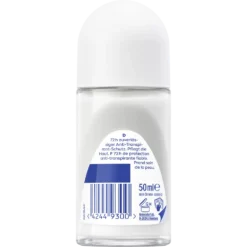 Back side of NIVEA Roll-On showing ingredients list and label