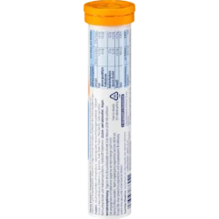 Mivolis DM Vitamin C Effervescent Tablets, 20pc Mivolis Vitamin C effervescent tablets back label - nutritional information and ingredients