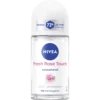 Front view of NIVEA Fresh Rose Touch Deo Roll-On 50 ml bottle