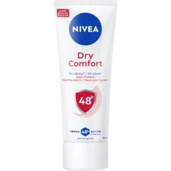Nivea Dry Comfort Deo Creme front view, 50ml, main benefit: 48h protection.