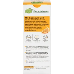 alverde Q10 Face Cream 30+ back packaging