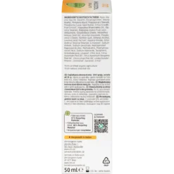 alverde Q10 Face Cream 30+ side packaging ingredients and details