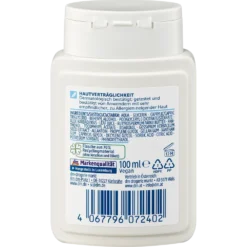 Balea Men After Shave Balm Ultra Sensitive, 100 ml Balea MEN After Shave Balsam Ultra Sensitive back label with ingredients and usage directions