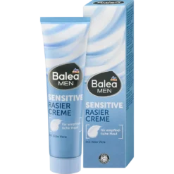 Balea MEN Rasiercreme Sensitive 100 ml front label men shaving cream sensitive