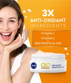 Nivea Q10 Energy Anti-Wrinkle Day Cream, 50ml Nivea Q10 Energy Anti-Wrinkle Day Cream, 50ml