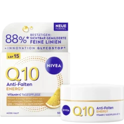 Nivea Q10 Energy Anti-Wrinkle Day Cream, 50ml - Front View
