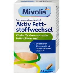 Mivolis Vegetable Fat Burner DM, 45 Capsules