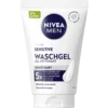 NIVEA MEN Sensitive Face Wash Gel front packaging for sensitive skin cleansing