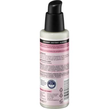 Balea Professional Over Night Fluid Keratin Repair, 100 ml - Backside