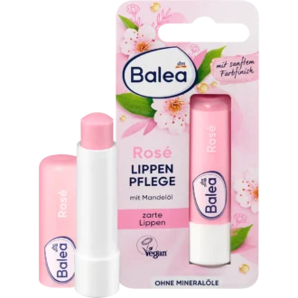Balea Rose Lip Balm Balea Rosé Tinted Lip Balm 4.8 g with shea butter, almond oil and vitamin E