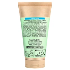 Garnier SkinActive BB Cream Combination & Oily Skin Light, 50ml - Backside