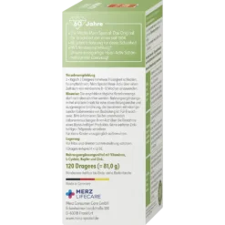 Merz Spezial Hair Active Dragees, 120 Capsules - Side2