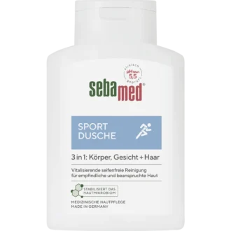 Sebamed Sport Shower Gel 2in1, 200 ml Sebamed Sport Shower 3-in-1 200 ml pH 5.5 soap-free cleanser for sensitive skin, face and hair