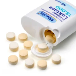 Mivolis Lactase 18000 2-Phase, 40 Tablets Lactase Tablets for Dairy Consumption Support