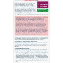 Doppelherz Calorie Blocker 2 in 1, 30 Tablets - Backside