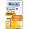 Mivolis Vitamin D3 Chewable Tablets for Children 60 pcs front packaging