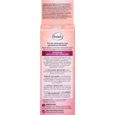 Balea Beauty Collagen Neck & Décolleté Care, 50ml - Backside