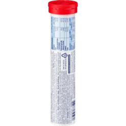 Nutritional facts and ingredients for the iron supplement tablets.