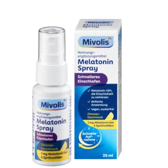 Mivolis Melatonin Spray, 25ml Mivolis Melatonin Spray for sleep support