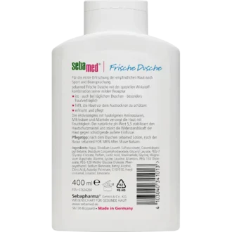 Sebamed Fresh Shower Gel, 400ml - Backside