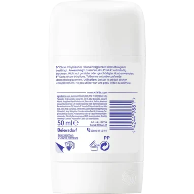 Nivea Dry Comfort Deo Stick, 50ml NIVEA Dry Comfort Deo Stick ingredients and usage instructions