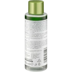 alverde 2-Phase Make-Up Remover – back view showing ingredients and usage instruction