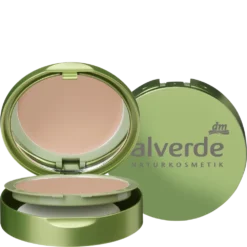 Alverde Compact Make-Up 020 Honey-Gold, 9 g